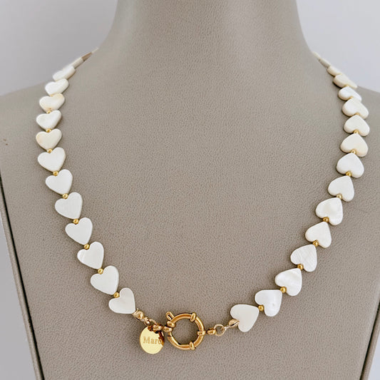 Pearl heart Shape necklace