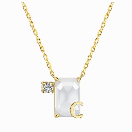 Initial C necklace