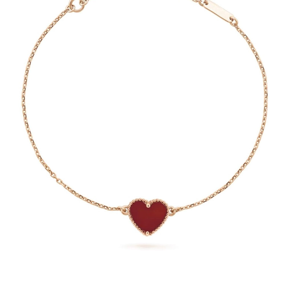 Red heart bracelet