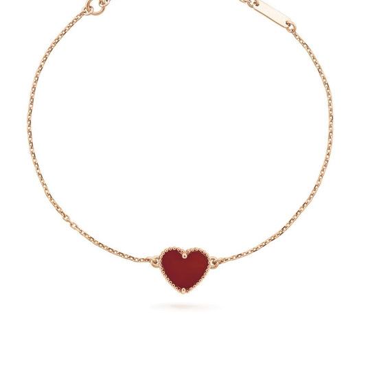 Red heart bracelet