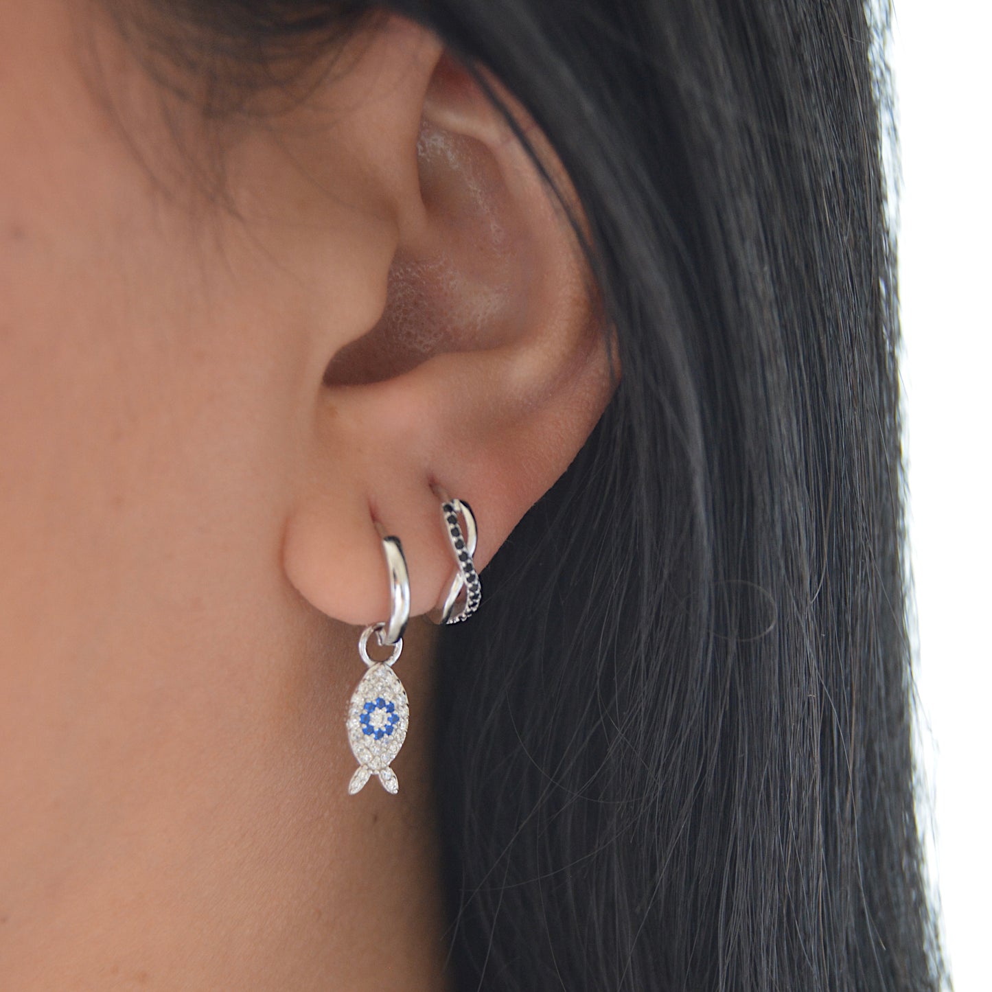 Fish shape earring