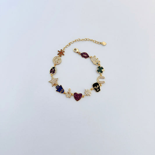 Lucky charm bracelet