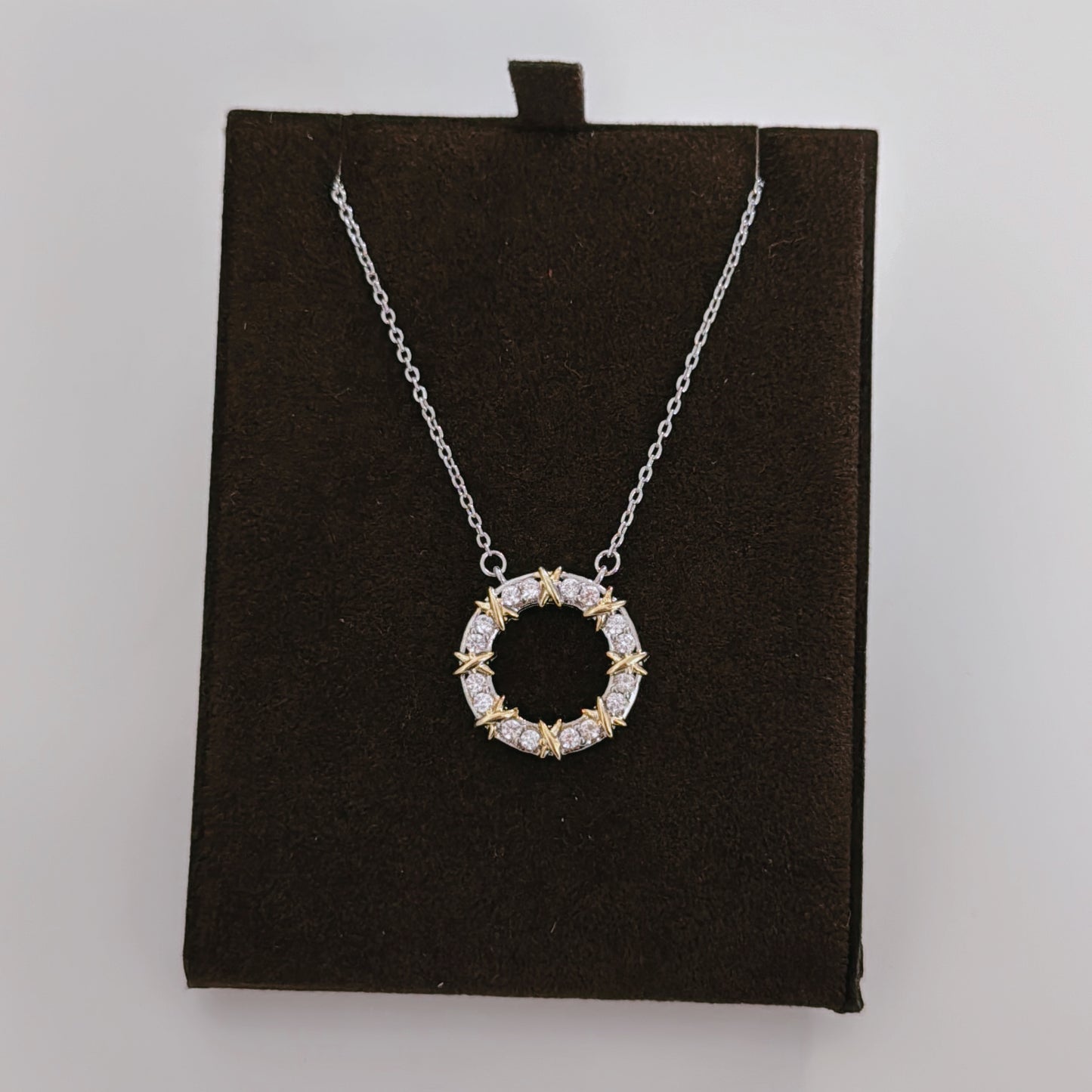 Mix metal necklace