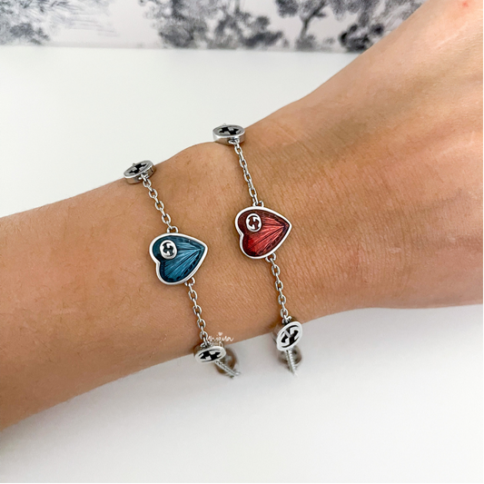 PETIT HEART SILVER BRACELET