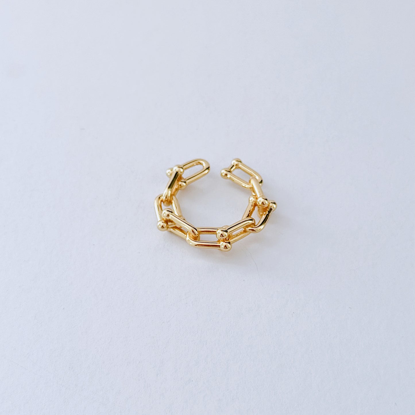 Bold gold ring