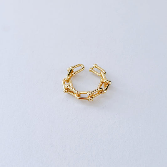 Bold gold ring