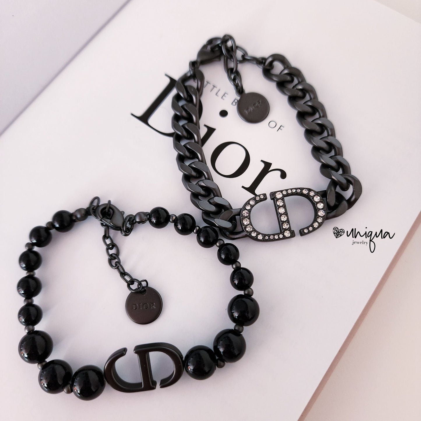 CD BLACK BRACELET