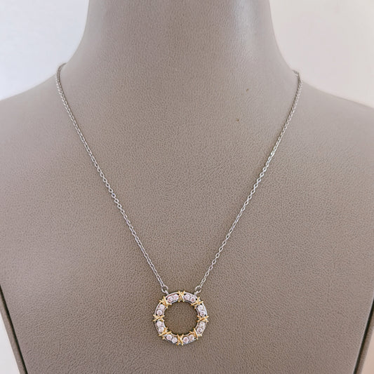 Mix metal necklace