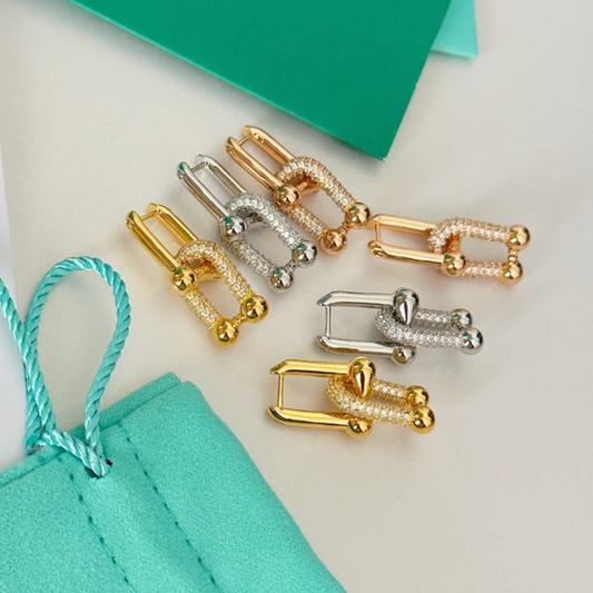 T&CO CRYSTAL EARRING
