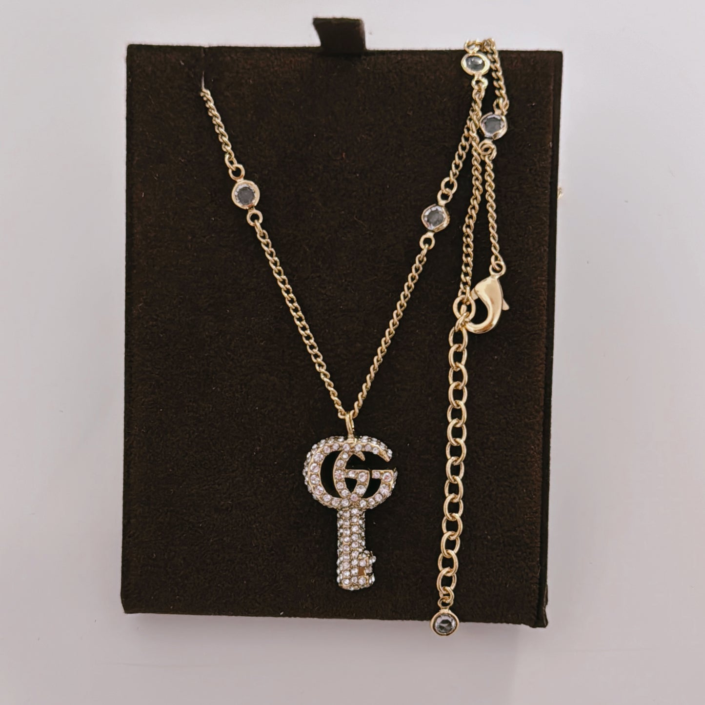 GG KEY GOLD NECKLACE