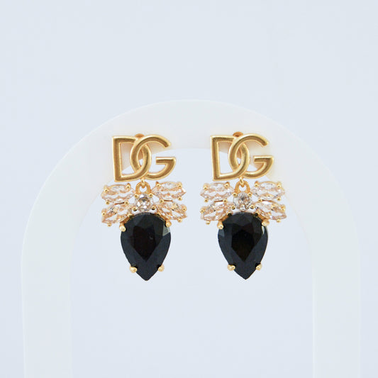 Black & Gold earring