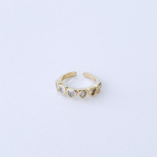 Mini heart ring