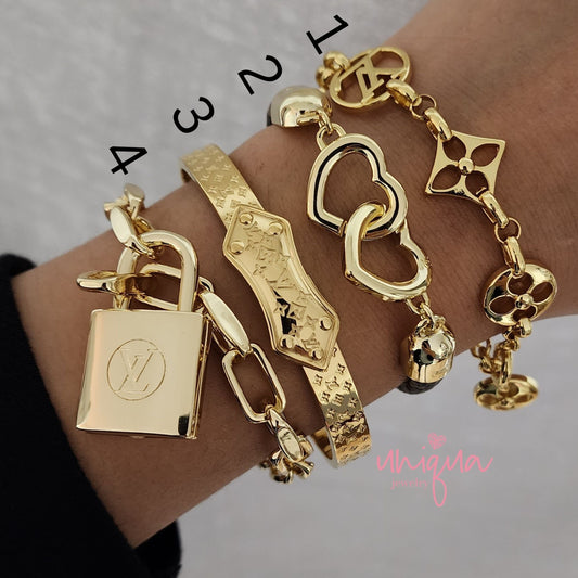 LV GOLD COLLECTION BRACELET