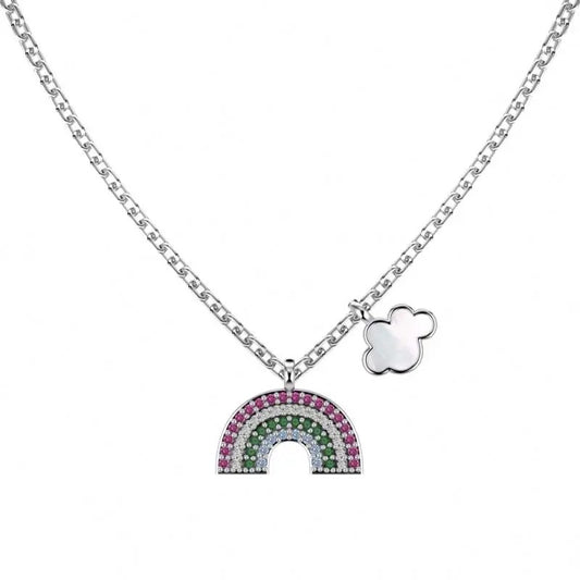 RAINBOW SILVER NECKLACE