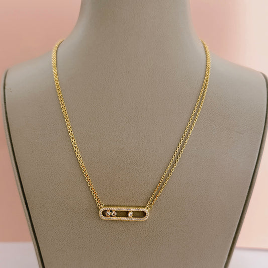Msk gold necklace