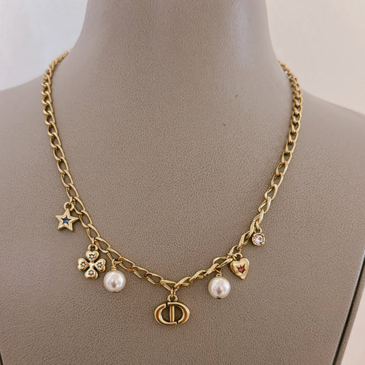 Vintage charms necklace