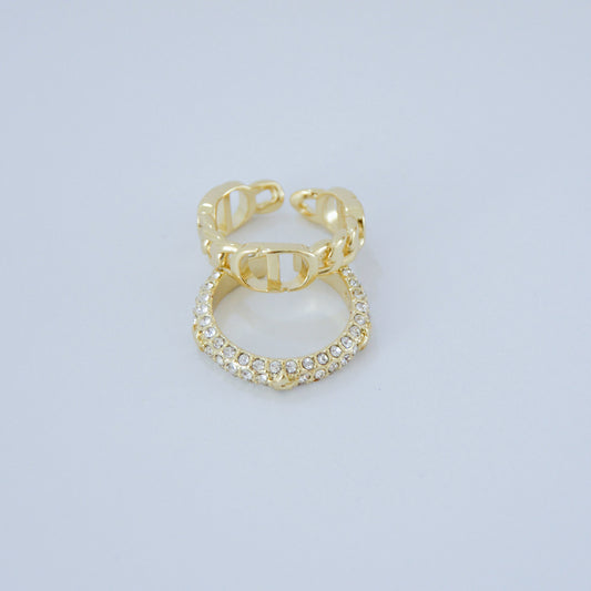 D vintage ring