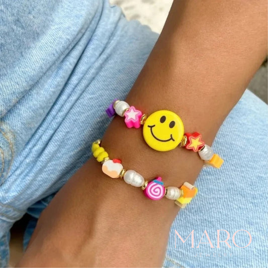 Smile face bracelet