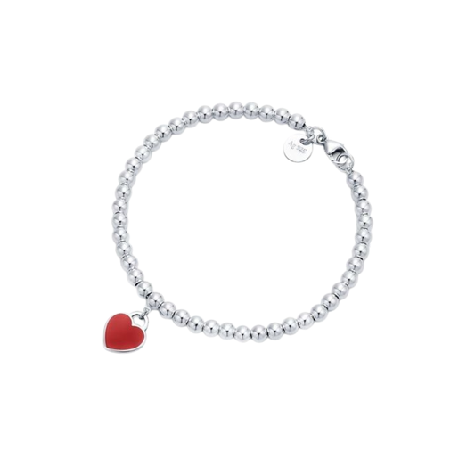 Mini Red Heart Bracelet