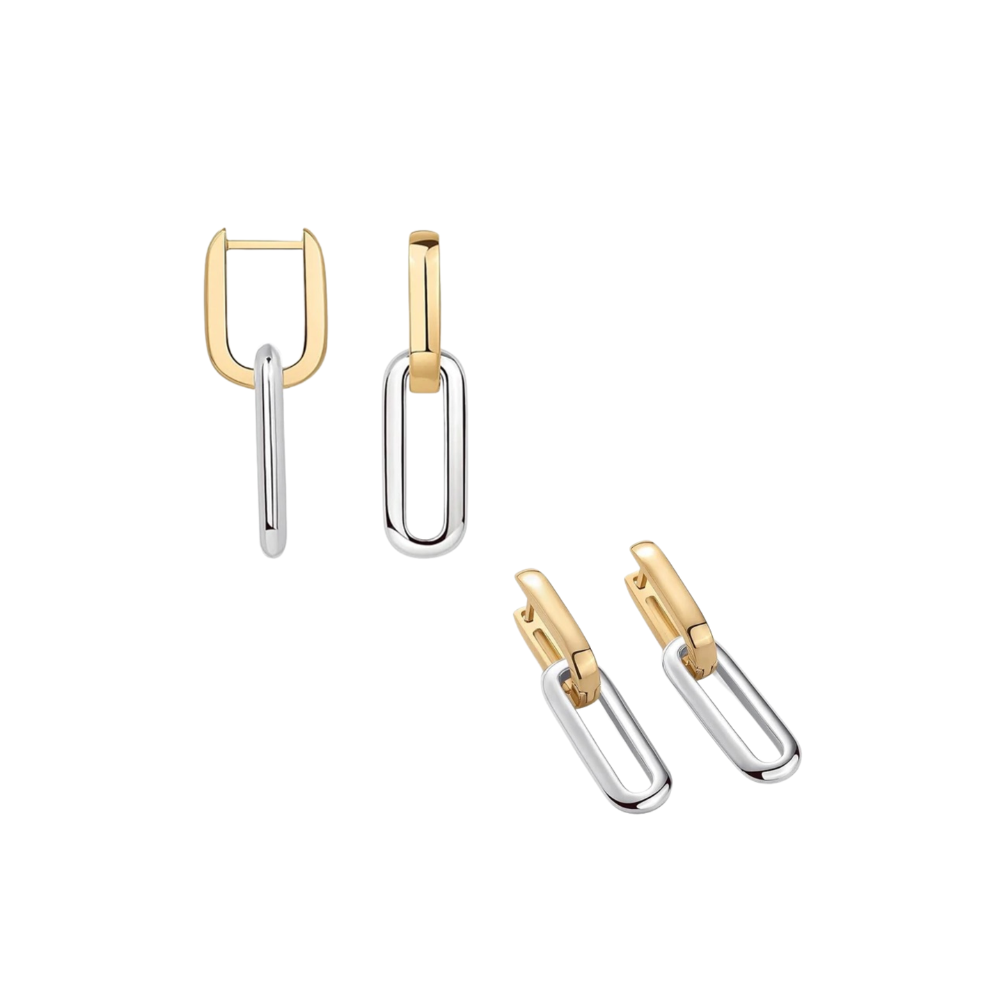 Duotone hoops Earrings