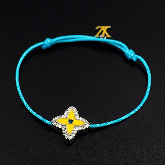 Monogram Flower Bracelet