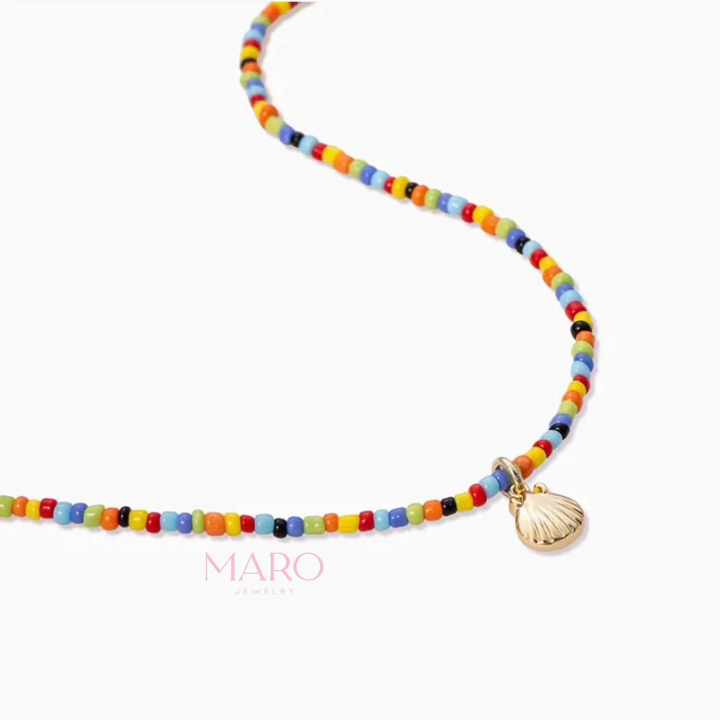GLASS BEAD NECKLACE