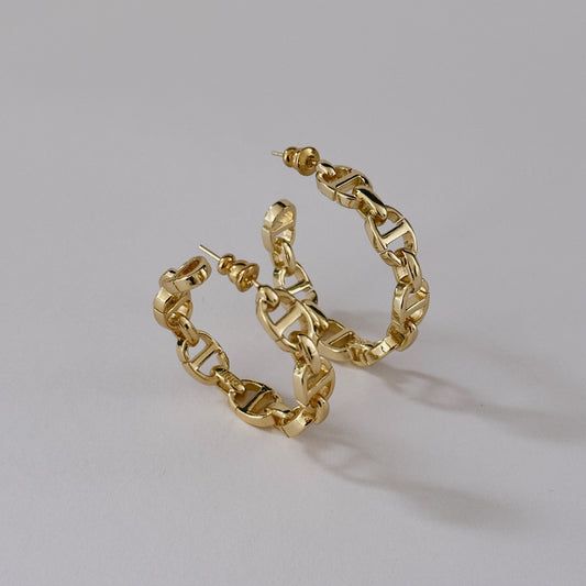Cd gold hoops