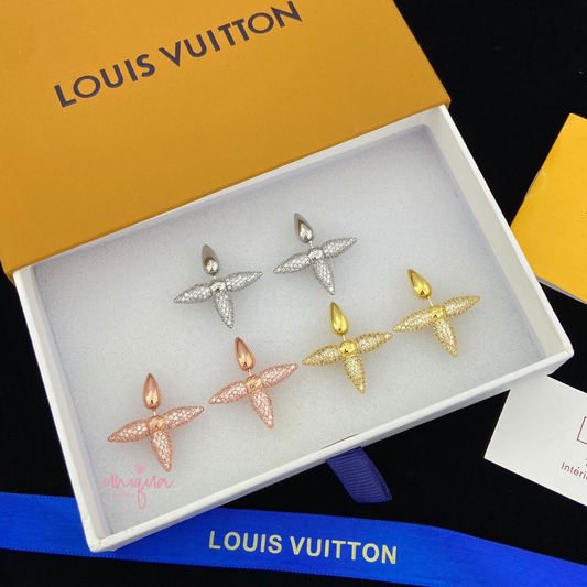 LV LOUISETE FULL CRYSTAL EARRING