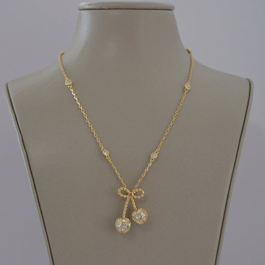 Cherry Gold Necklace