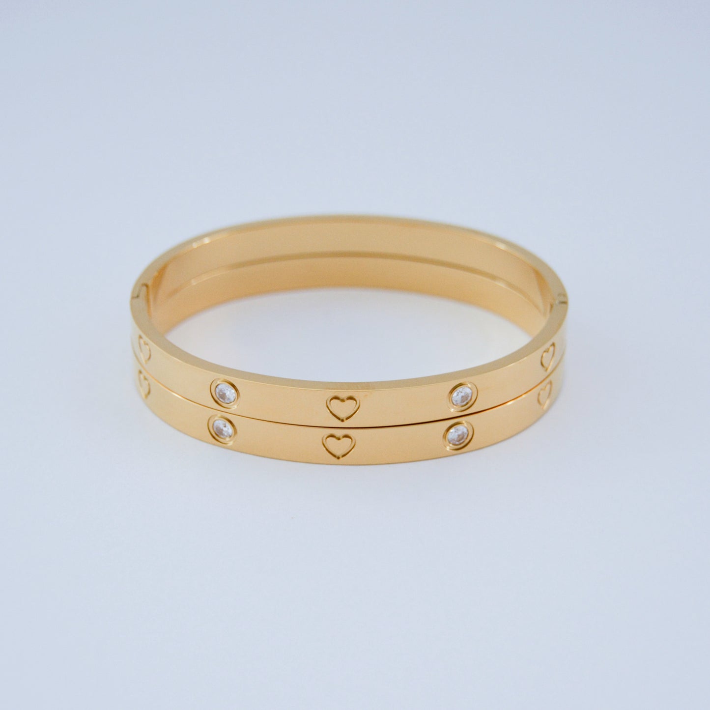 Zircon love bracelet