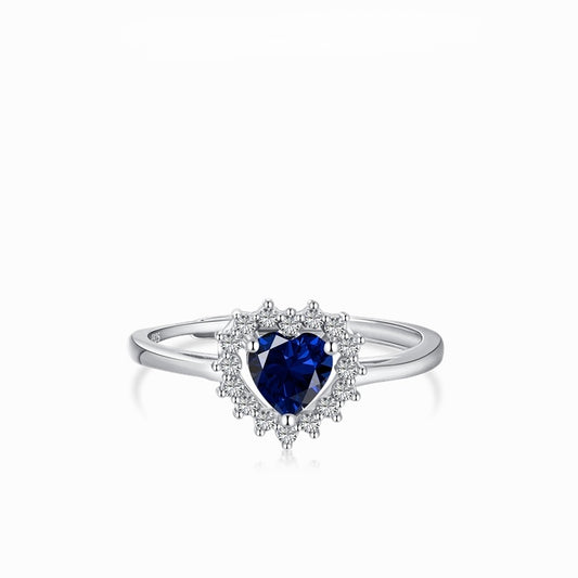 Be mine blue zircon ring