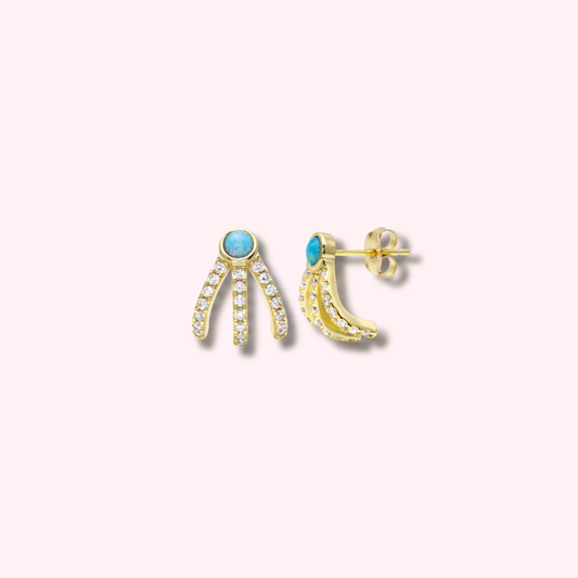 Opal Spark Earrings