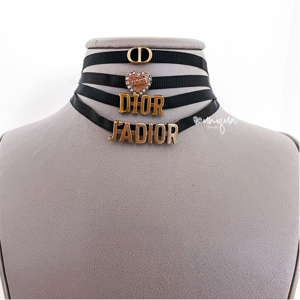 BLACK CHOKER NECKLACE