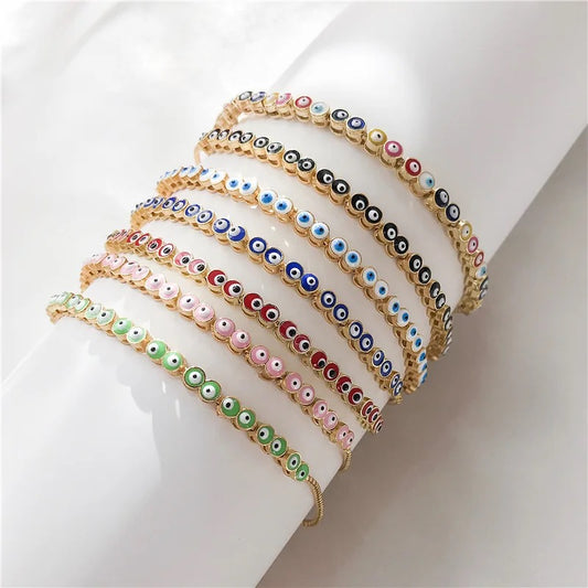EVIL EYE SHAPE BRACELET