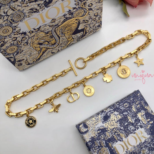 CD CHARMS NECKLACE
