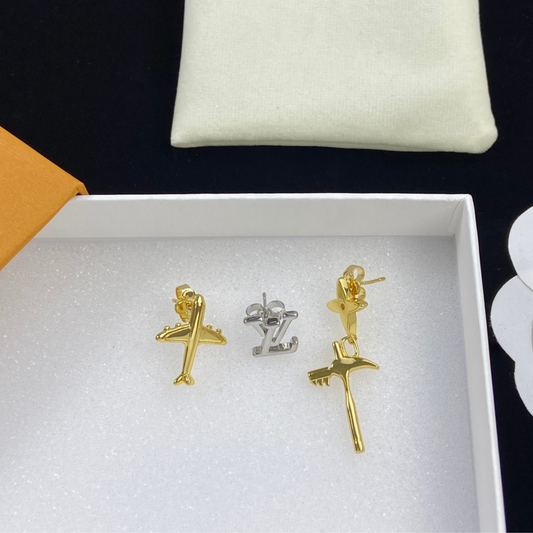 LV 3 IN ONE EARRING