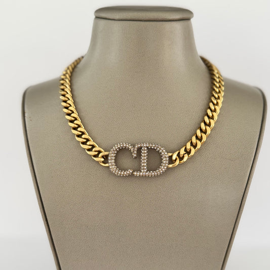 Cd big necklace