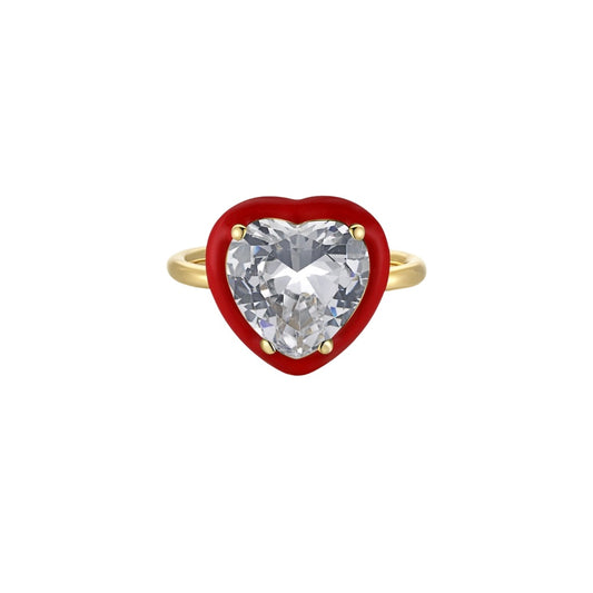 Red Heart Ring