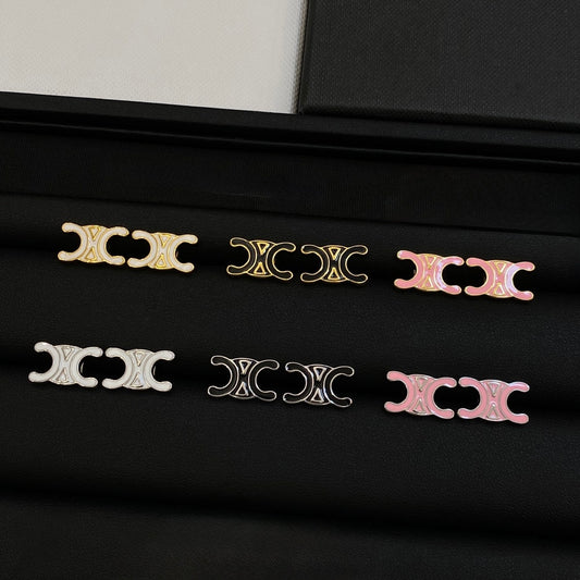 CELINE LOGO EARRING