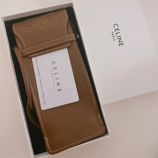 Celine Phone / Sunglass Case Pouch