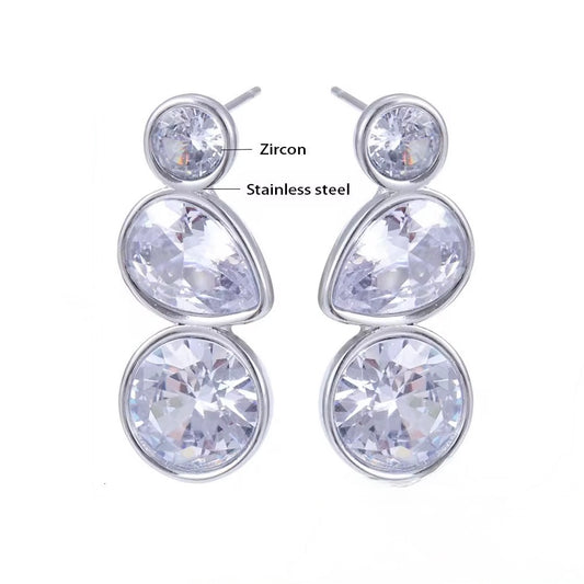 Jolie silver earring - MARO JEWELRY