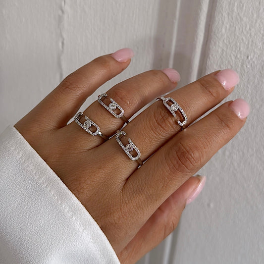 MSK Silver ring