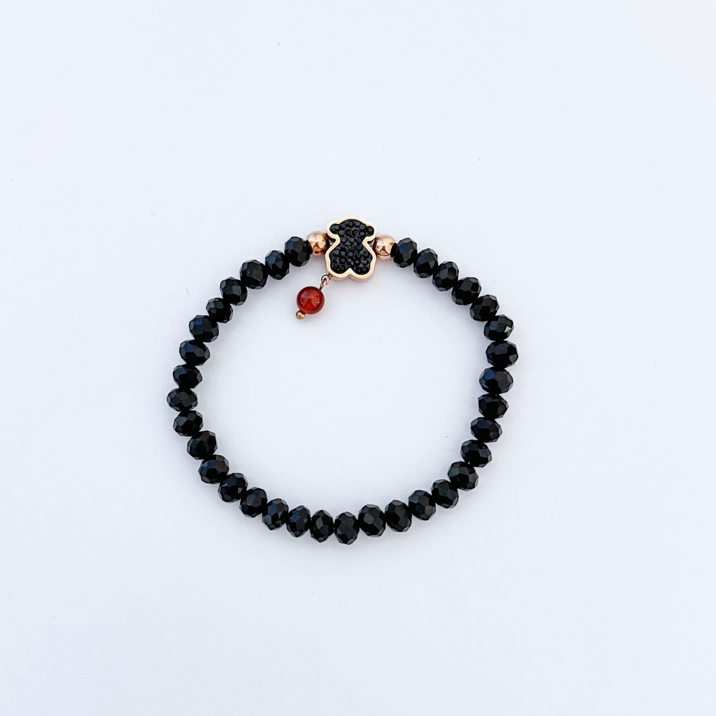 Black elastic bracelet