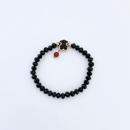 Black elastic bracelet