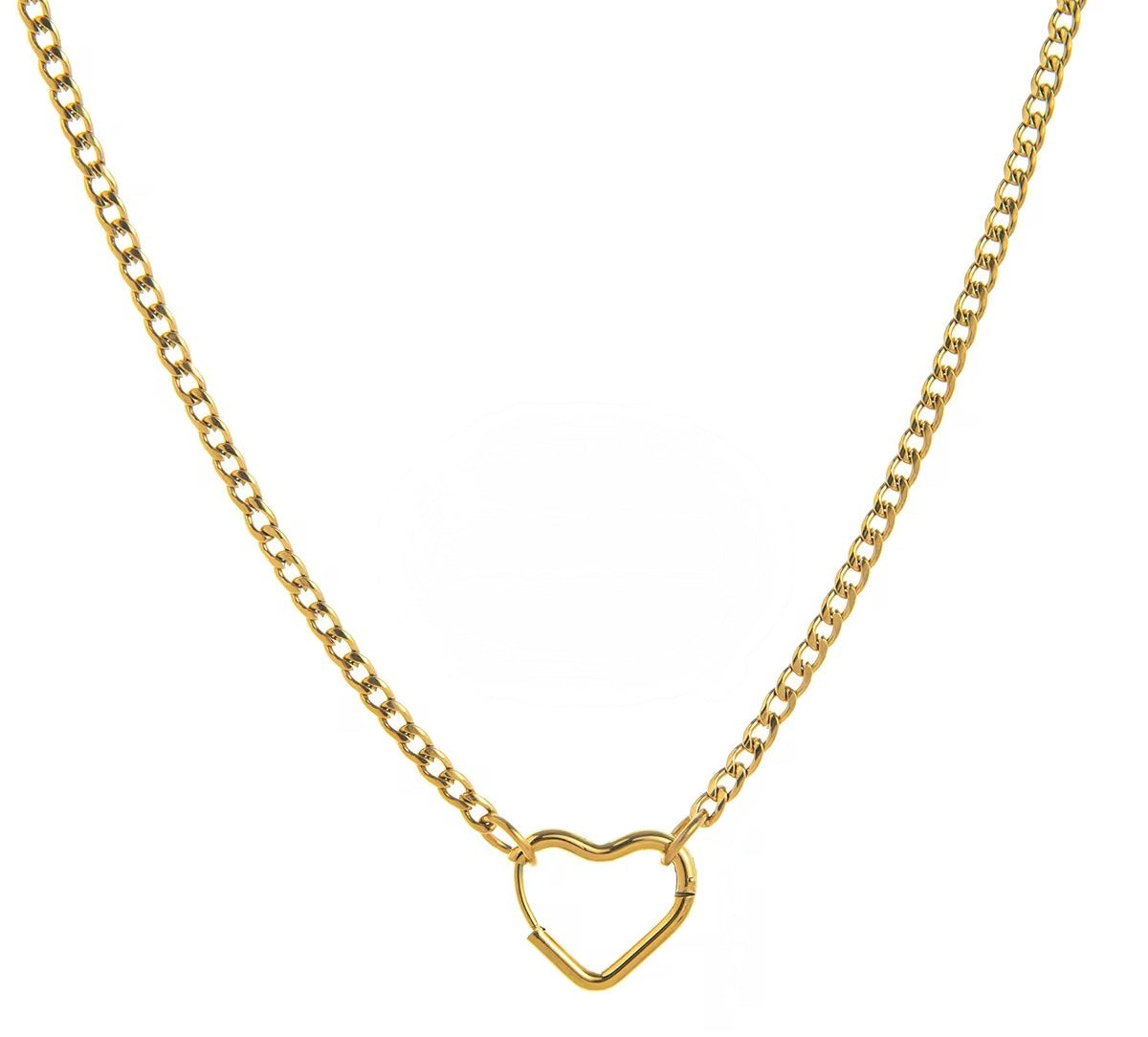 Chain heart-shaped