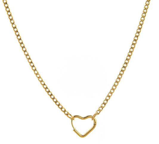Chain heart-shaped