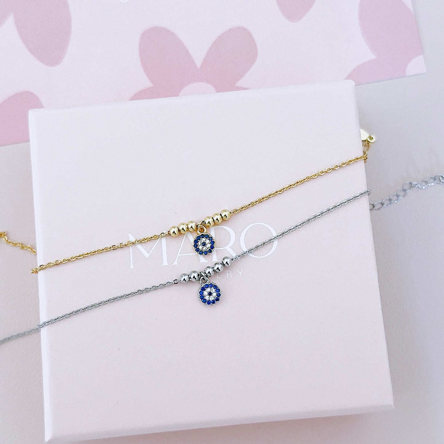 S925 Evil eye bracelet