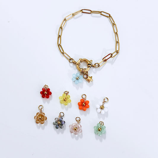 Blossom charm bracelet