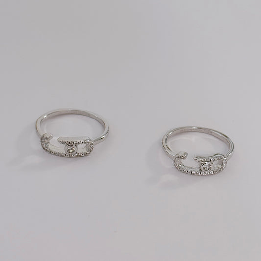 MSK Silver ring