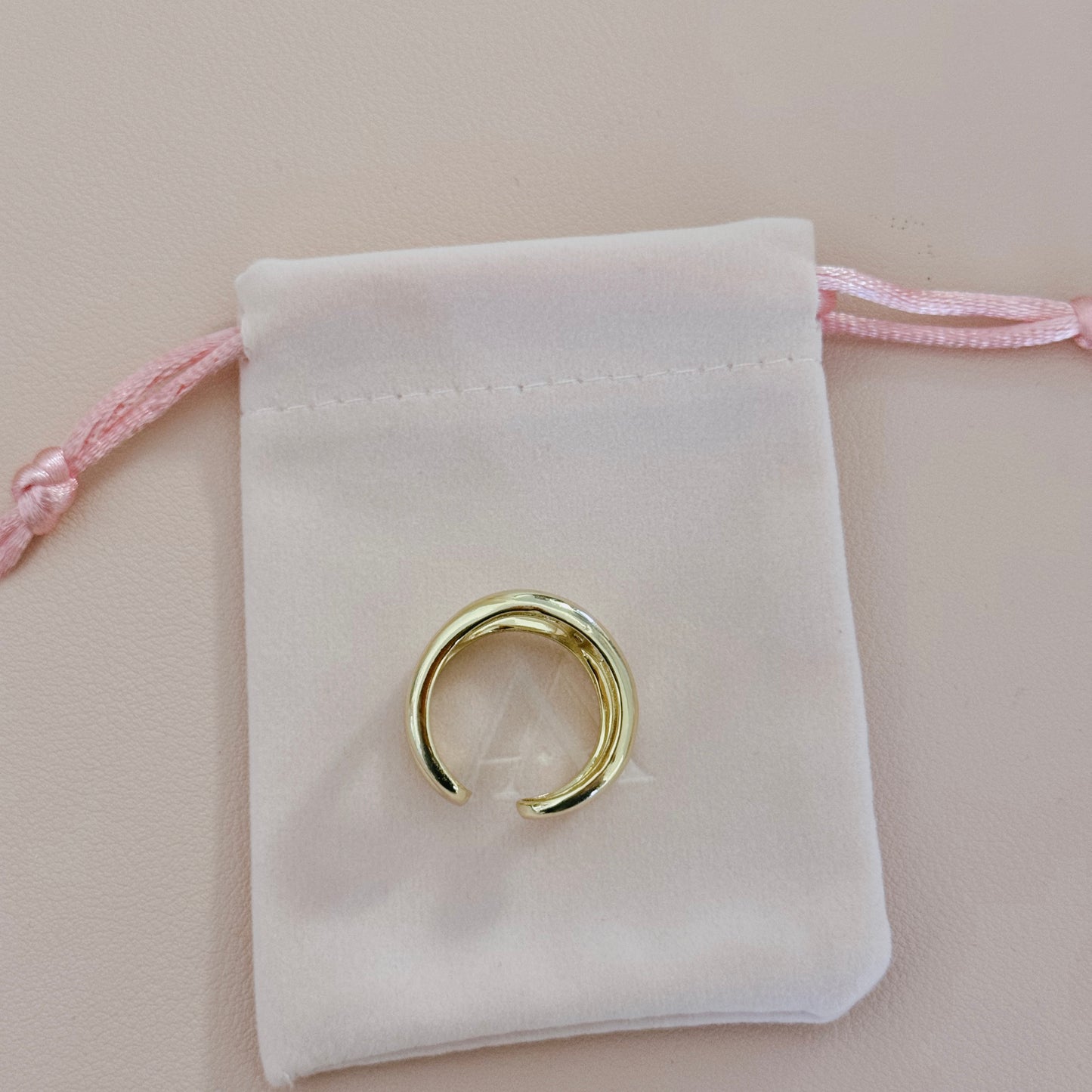 MOON GOLD RING